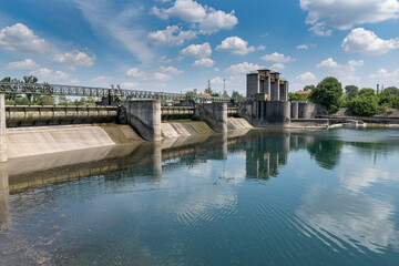 Panorami del fiume Adda tra Vaprio e Fara Gera, Lombardia