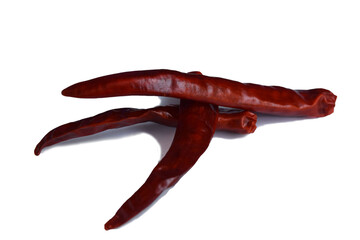 Naklejka premium Dried red chillies, used as spices in cooking
