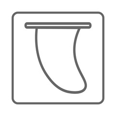 icon sup surfing vector graphics