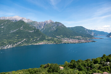 Fototapeta na wymiar Civenna (Como, Lombardia), Panorami sul Lago di Como