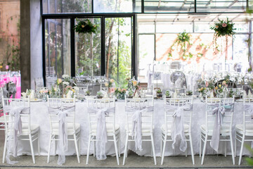 beautiful garden wedding setup. Flora theme