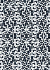 Fototapeta premium Colour Hehagon Tile Connection art background design illustration