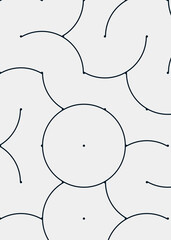 Colour Hehagon Tile Connection art background design illustration