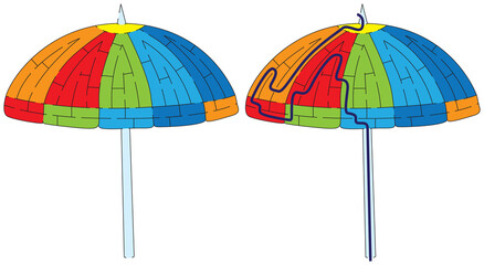 Obraz premium Parasol maze