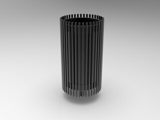 3d image of Urn with the tube radius v3