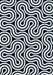 Colour Hehagon Tile Connection art background design illustration