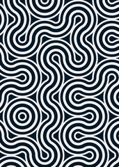 Colour Hehagon Tile Connection art background design illustration