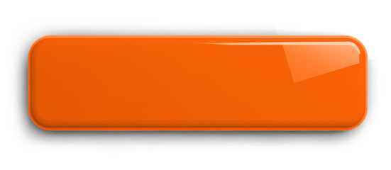 Orange Button 3D Clipart Image - 353810436