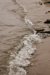waves on the beach