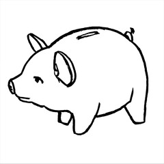 Graphic image of a piggy Bank