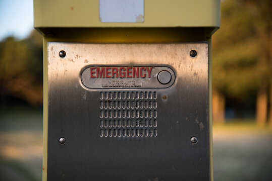 Emergency Call Box Closeup