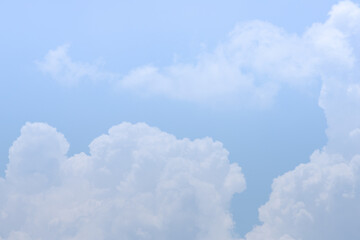 Blue sky and colud on nice day background.