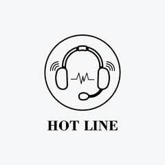 Obraz premium call center icon