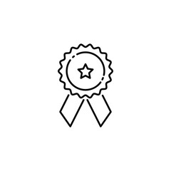 simple award medal icon