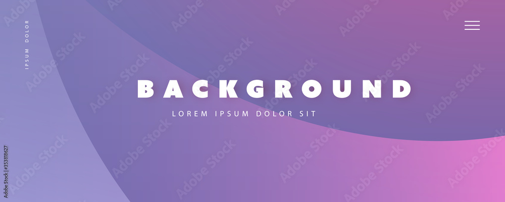 Poster abstract purple minimal geometric pattern background, multi purpose template, gradient shapes compos