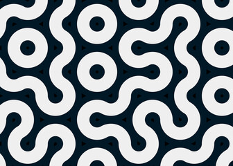 Colour Hehagon Tile Connection art background design illustration