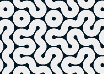 Colour Hehagon Tile Connection art background design illustration