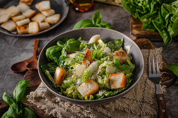 Delicious and simple ceasar salad