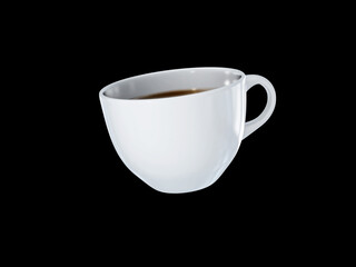 Coffee Cup 3D Rendering Mockup Design