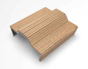 3d image of Bench Colwyn Bay Five v4