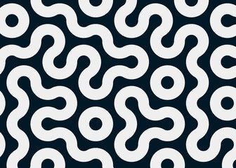 Colour Hehagon Tile Connection art background design illustration