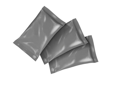 Plastic Bag 3D Rendering Mockup Design