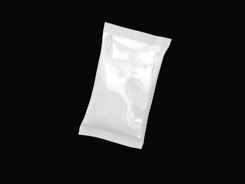 Plastic Bag 3D Rendering Mockup Design