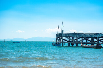 Had Sai Yao beach in Satun Thailand. Nobody in COVID-19 pandemic. Had Sai Yao is a Thai name of...