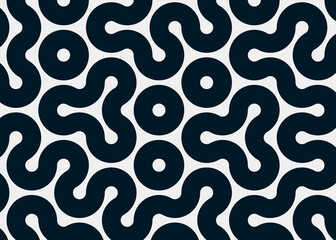 Colour Hehagon Tile Connection art background design illustration