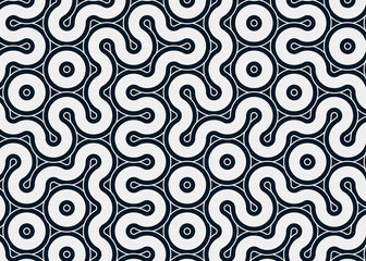 Colour Hehagon Tile Connection art background design illustration