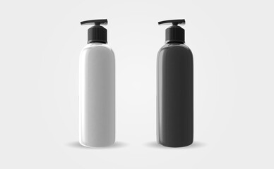 Pump Gel Corona Virus Mockup 3D Rendering Design