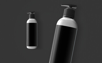 Pump Gel Corona Virus Mockup 3D Rendering Design