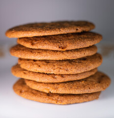 Stack of tasty Butter Crunch Cookies