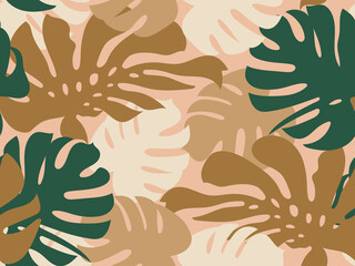 Monstera large green jungle leaf unique tropical