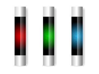 abstract technology background in capsule