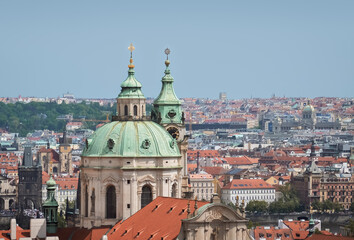 Panoramic view of Prague