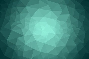 CYAN Low poly crystal background with gradient , geometrical background ,Polygon design pattern. Low poly illustration, low polygon background can be used as web graphics.