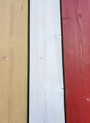 colourful wooden boards as background 