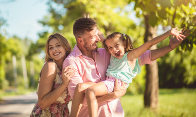 Fototapeta premium Parents give the greatest love.