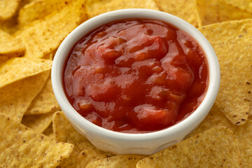  Bowl of mexican salsa