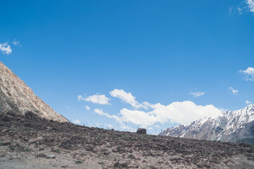 Breathtaking view in lonesome Atacama desert in Chile