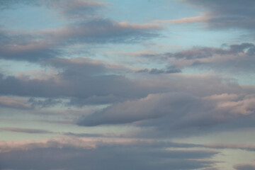 Beautiful clouds with sky background. Nature weather, cloud sky.