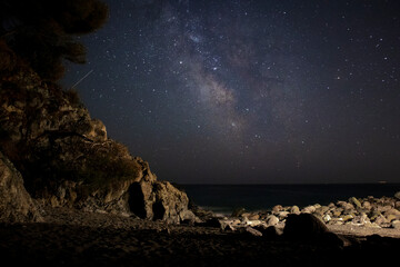 Via lattea sul mare