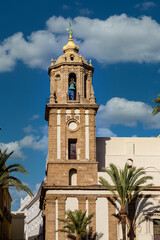 An old classic tower in Seville Spain