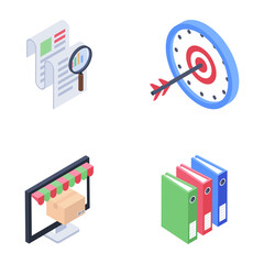 
Ecommerce And Documentation Icons
