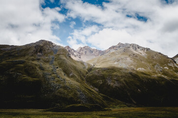 adventure, backcountry, background, backpacking, beautiful, blue, chile, cloud, clouds, cloudy, environment, field, forest, grass, green, hiking, hill, lago larga, landscape, loop, meadow, mountain, m