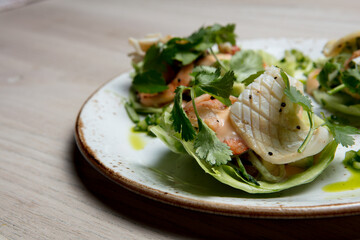 Delicious food photography, menu.