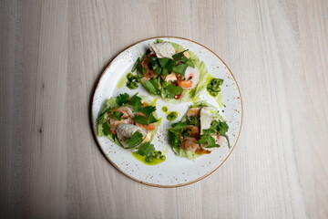 Delicious food photography, menu.