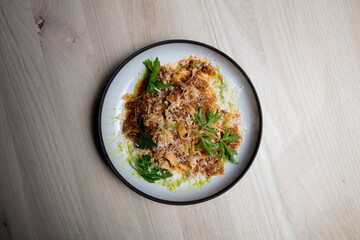 Beautiful food photography for use on sites, food blog, menu.