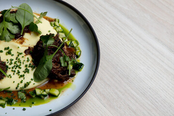 Beautiful food photography for use on sites, food blog, menu.
